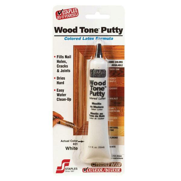 Hf Staples 1.5 Oz Wood Filler Tone - White 19150